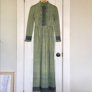 1960’s vintage dress with geometric print